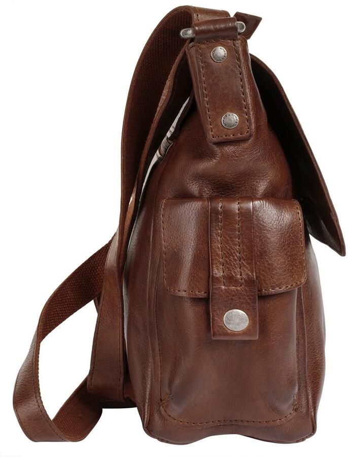 Spikes & Sparrow Schoudertas echt leder - Foto 4