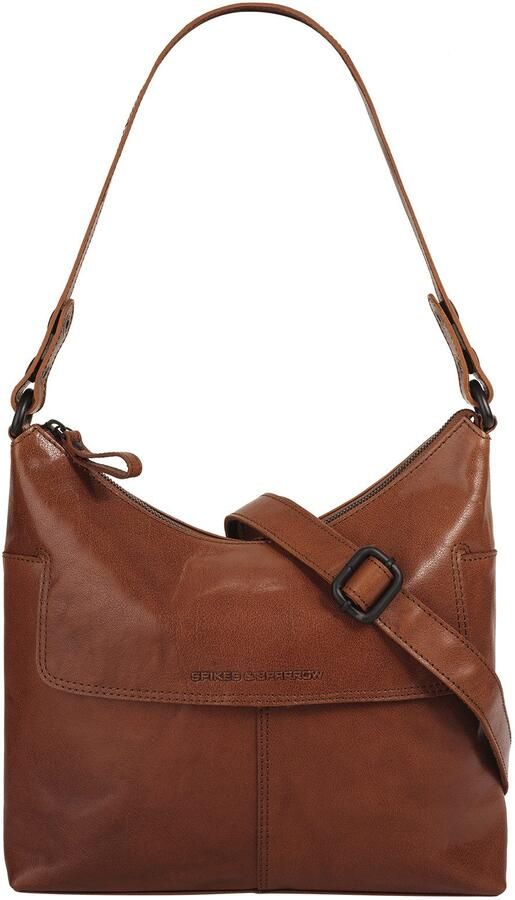 Spikes & Sparrow Schoudertas echt leder - Foto 6