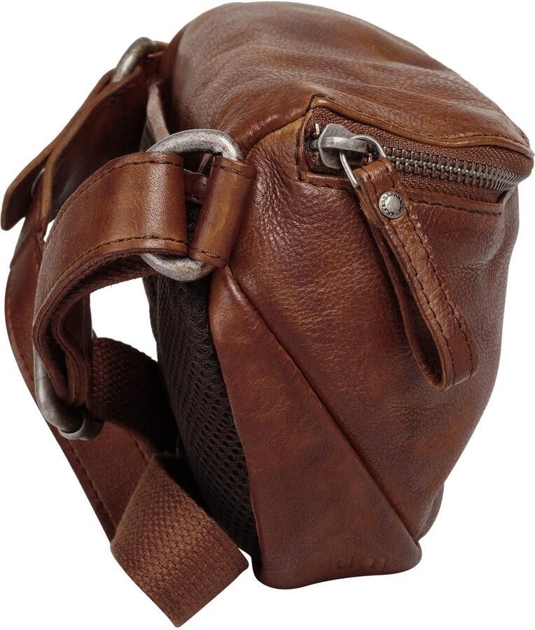 Spikes & Sparrow Schoudertas echt leder