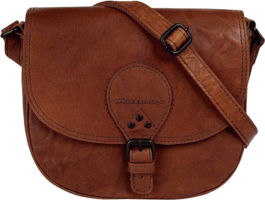 Spikes & Sparrow Schoudertas echt leder - Foto 6