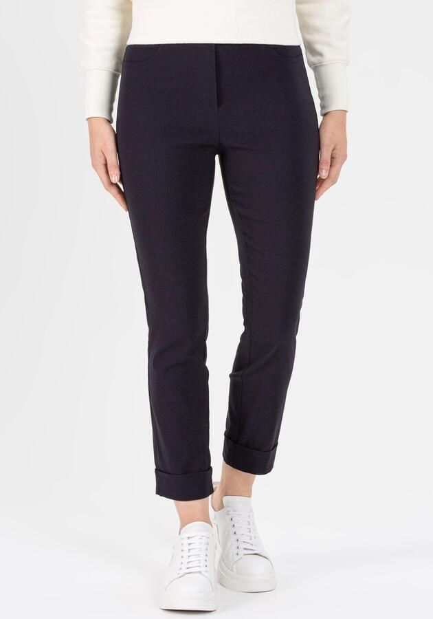 STEHMANN Straight leg fit stoffen broek met steekzakken opzij model 'IGOR' - Foto 5