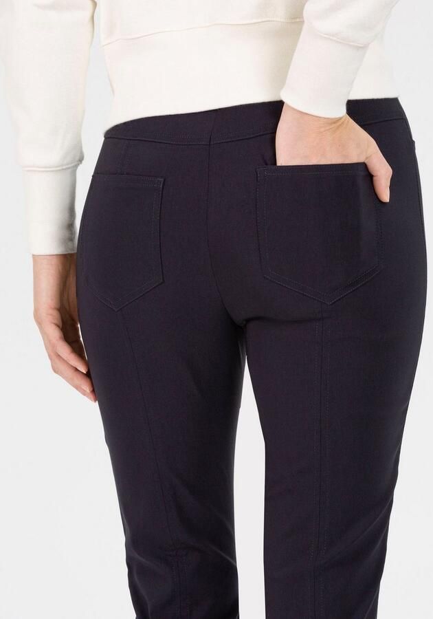 STEHMANN Straight leg fit stoffen broek met steekzakken opzij model 'IGOR' - Foto 3