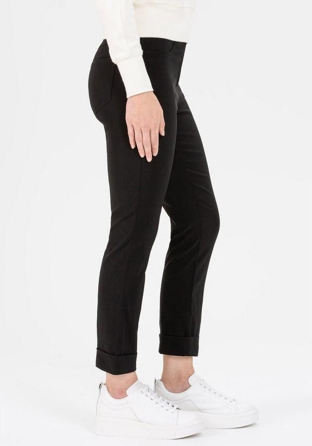 STEHMANN Straight leg fit stoffen broek met steekzakken opzij model 'IGOR' - Foto 3