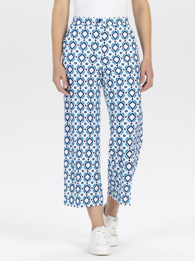 Steh n 3 4 broek met grafisch patroon - Foto 5