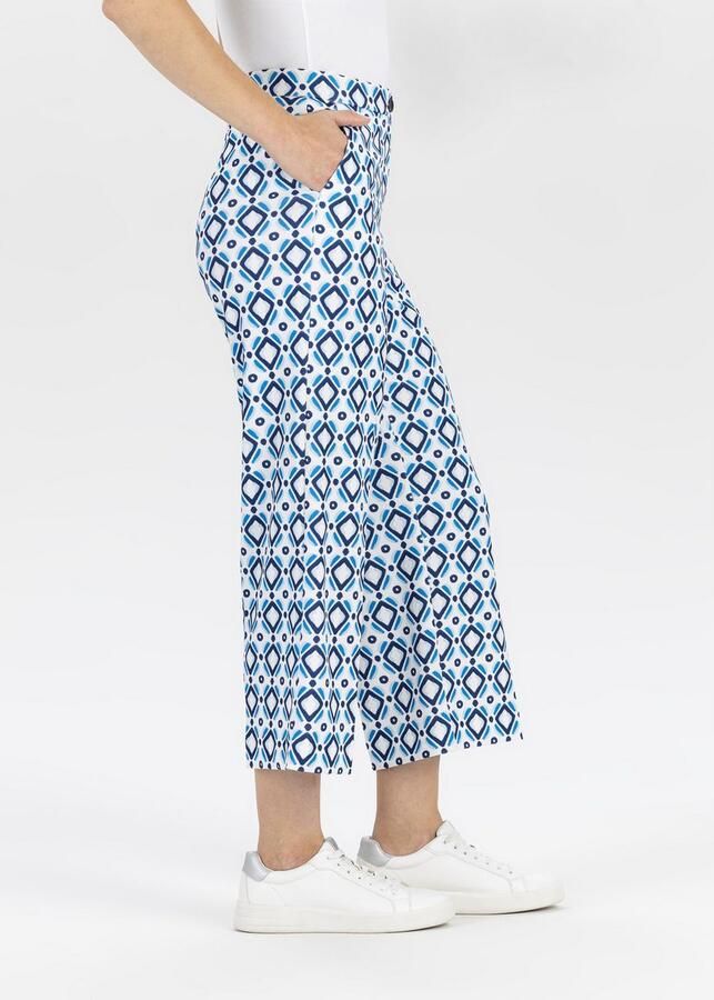 Steh n 3 4 broek met grafisch patroon - Foto 3