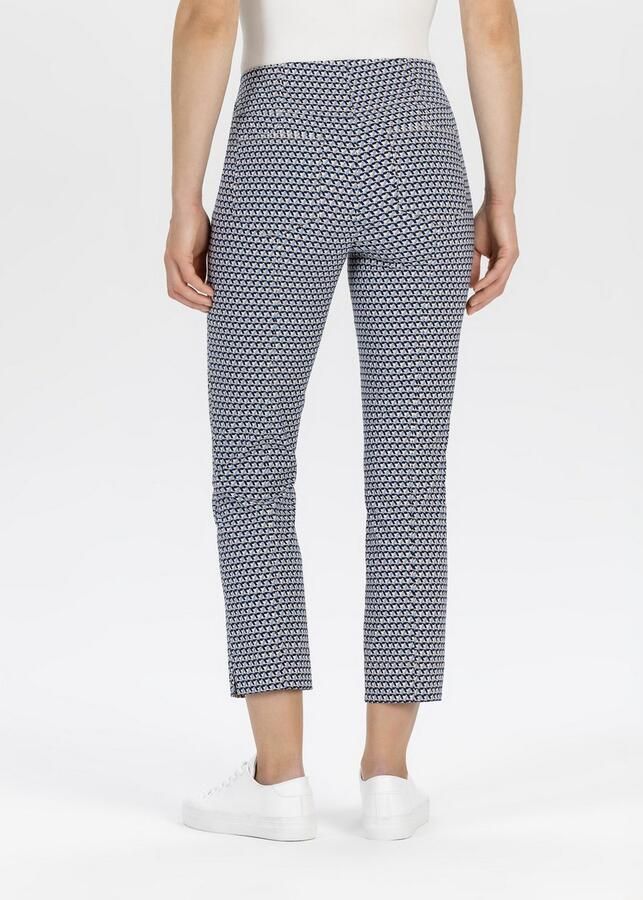 Steh n 3 4 broek met mini- patroon