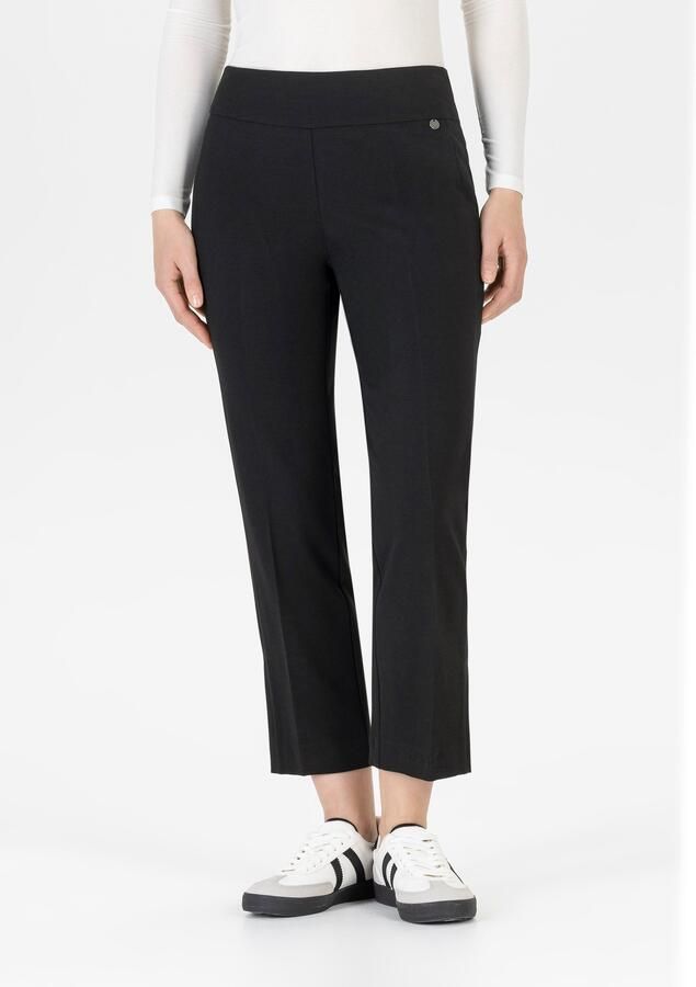 Steh n 7 8 broek Ina Straight Fit met zijdelingse splitten - Foto 5