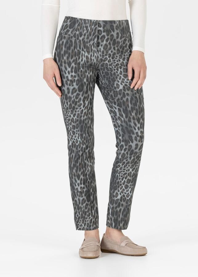 Steh n 7 8 broek Loli smal gesneden middelhoge taille - Foto 4