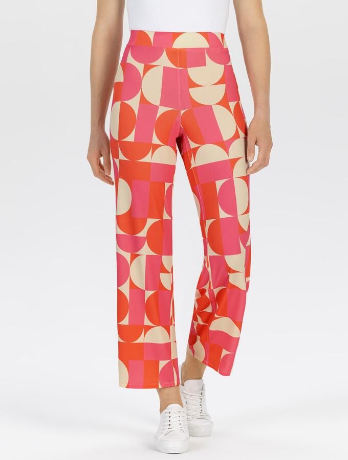 STEHMANN Straight leg stoffen broek met verkort model 'Filiz' - Foto 5