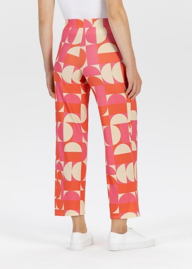 STEHMANN Straight leg stoffen broek met verkort model 'Filiz' - Foto 2