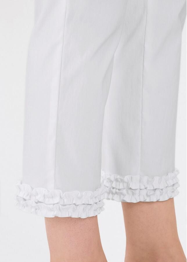 Stehmann 7 8 broek met ruches