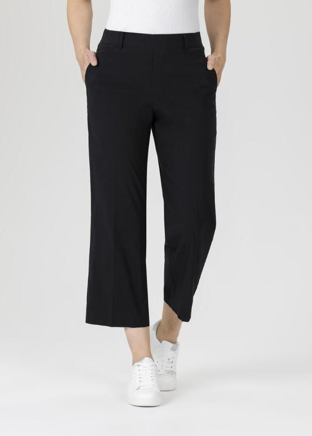 Stehmann Culotte Fenja Zomerbroek met elastische tailleband en rechte pijpen - Foto 4