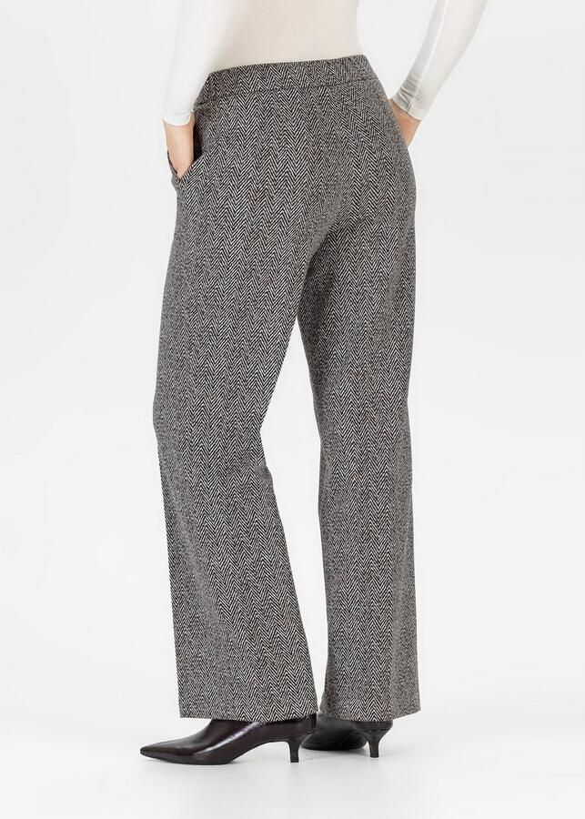 STEHMANN Stoffen broek met Franse steekzakken model 'Flanna'