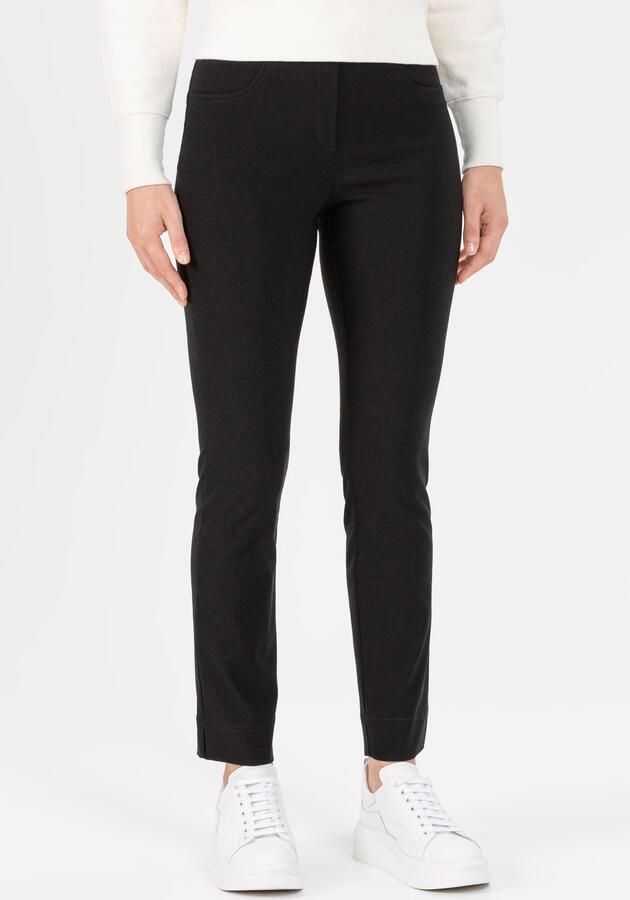 Stehmann Stoffen broek Loli Zomerbroek met split op de beenafsluiting - Foto 4