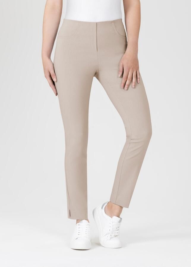 Stehmann Stoffen broek Loli Zomerbroek met split op de beenafsluiting - Foto 4