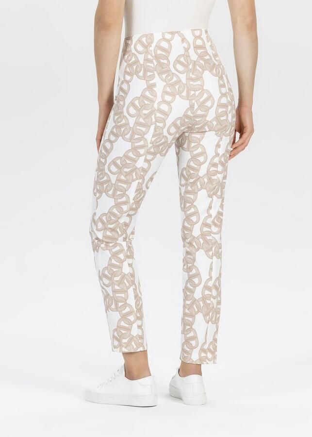 STEHMANN Regular fit stoffen broek met vaste persplooien model 'Ellsa' - Foto 3