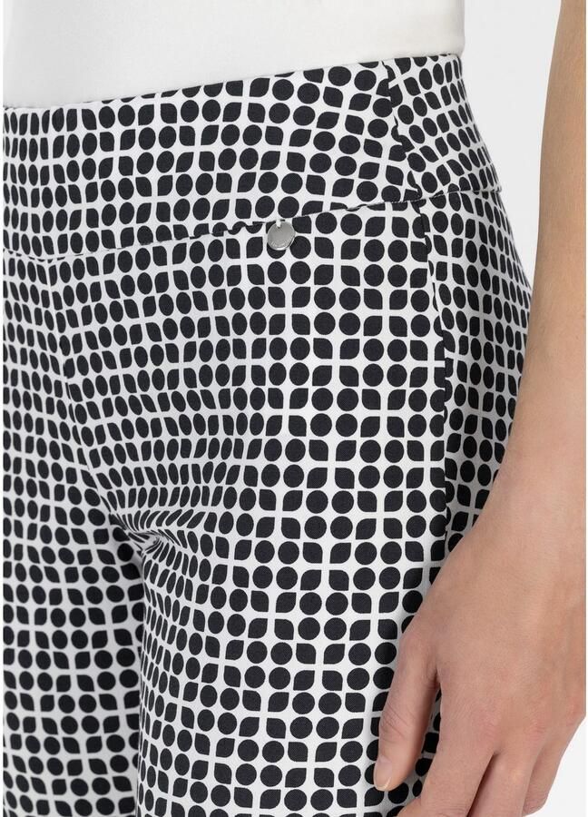 Steh n Stoffen broek Zomerbroek met grafisch patroon