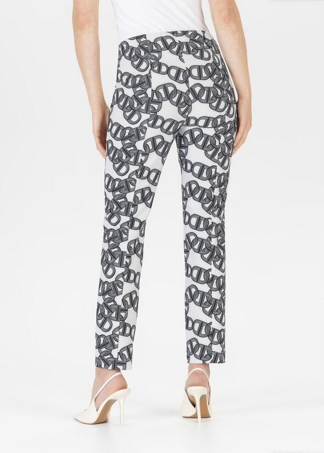 STEHMANN Regular fit stoffen broek met vaste persplooien model 'Ellsa' - Foto 2