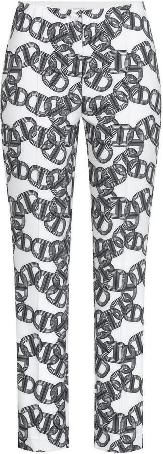 STEHMANN Regular fit stoffen broek met vaste persplooien model 'Ellsa' - Foto 3