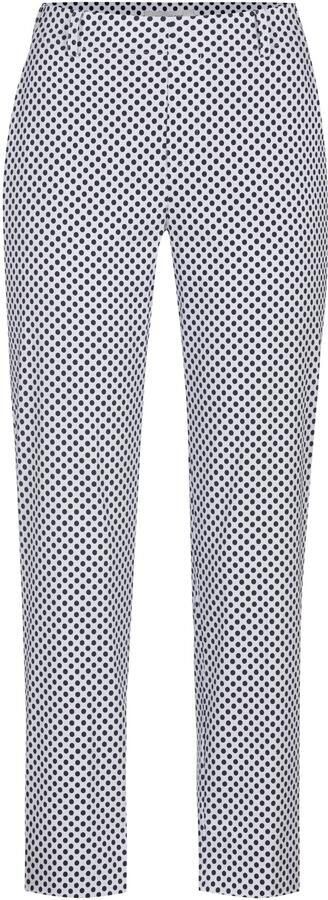 Stehmann Stoffen broek Zomerbroek met minimale stippenprint - Foto 2