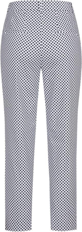 Stehmann Stoffen broek Zomerbroek met minimale stippenprint