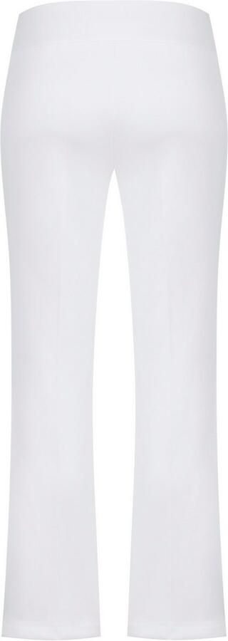 STEHMANN Flared cut broek in verkorte pasvorm met riem model 'Ina' - Foto 6