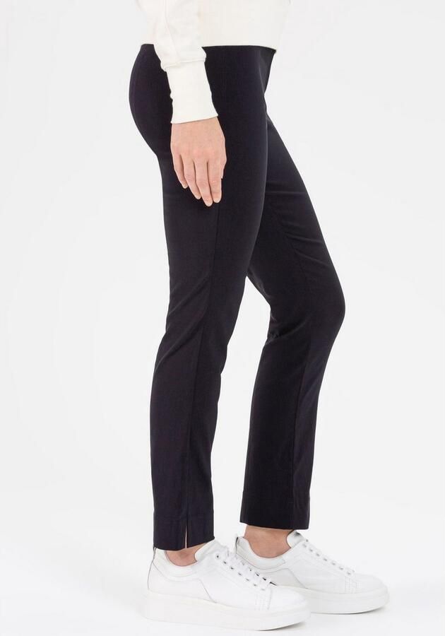 STEHMANN Stoffen broek met bandplooien model 'INA' - Foto 3