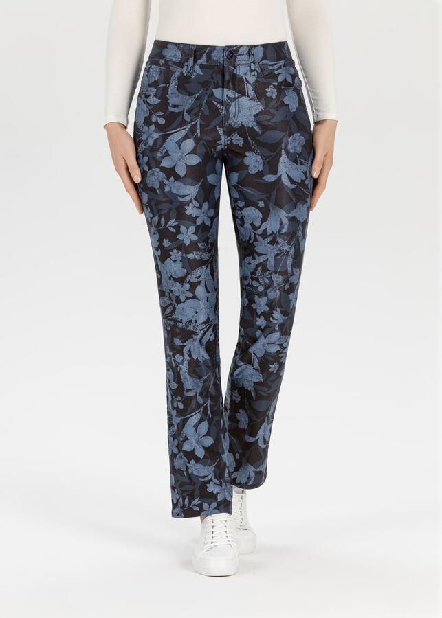 Stehmann Taillehoge broek met print all-over - Foto 6