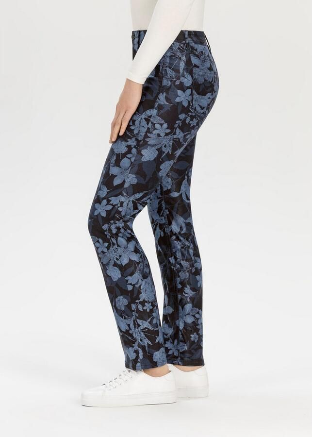 Stehmann Taillehoge broek met print all-over - Foto 3