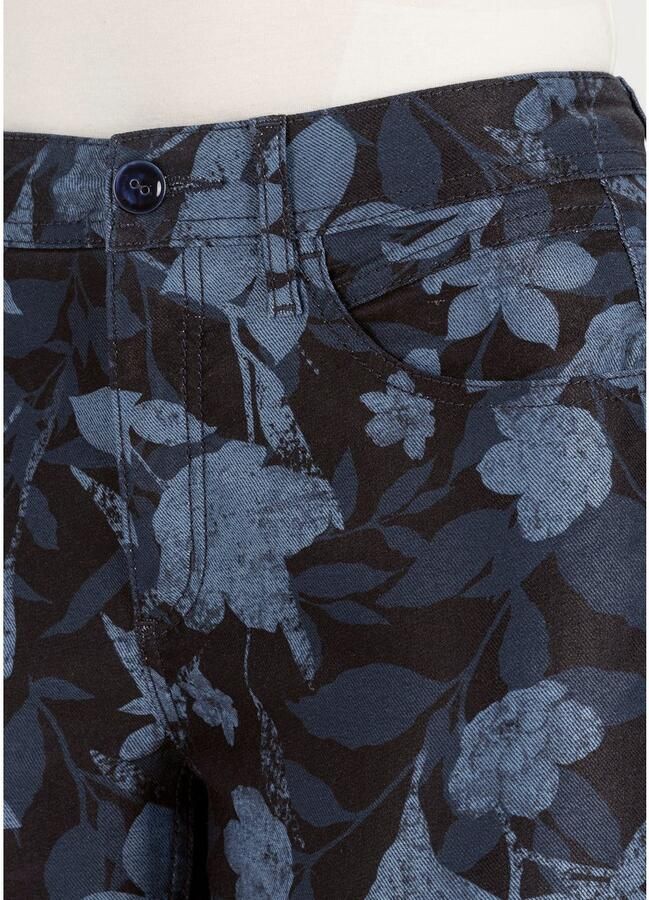 Stehmann Taillehoge broek met print all-over