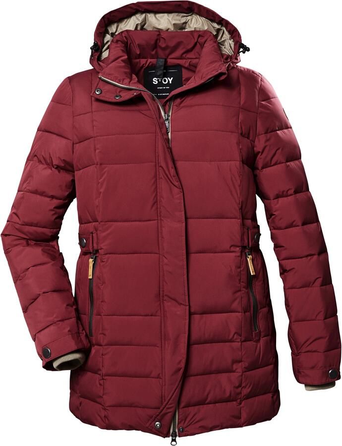 STOY Gewatteerde jas STW 6 WMN QLTD JCKT Waterafstotende winddichte parka met afneembare capuchon. - Foto 2