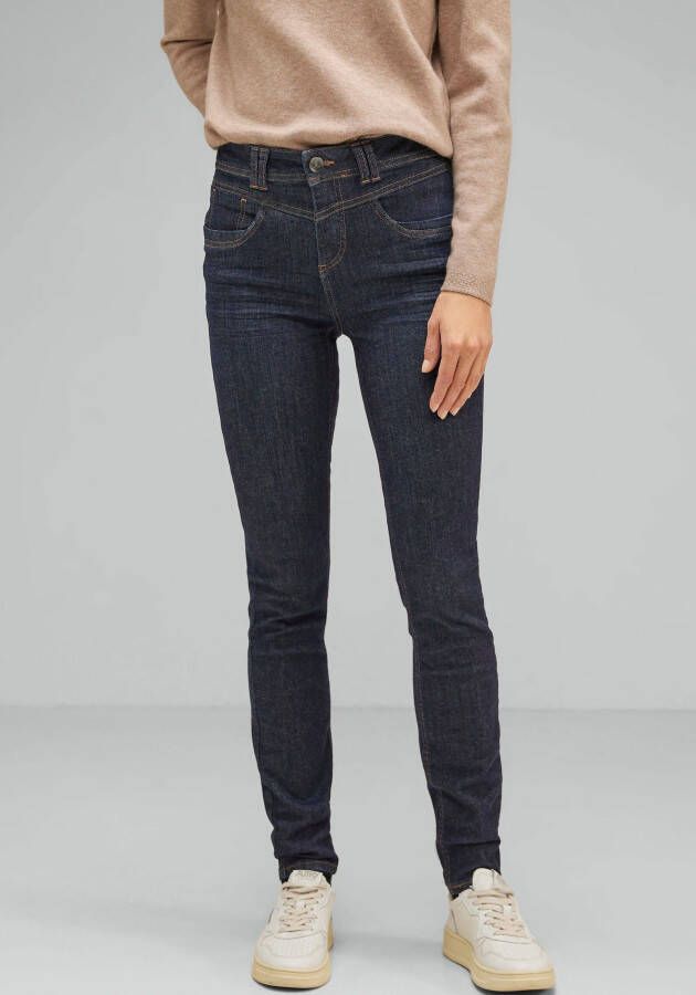 STREET ONE Slim fit jeans in 5-pocketsstijl