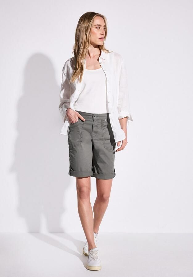 STREET ONE Bermuda Style Yulius Zomerbroek met omslag - Foto 4