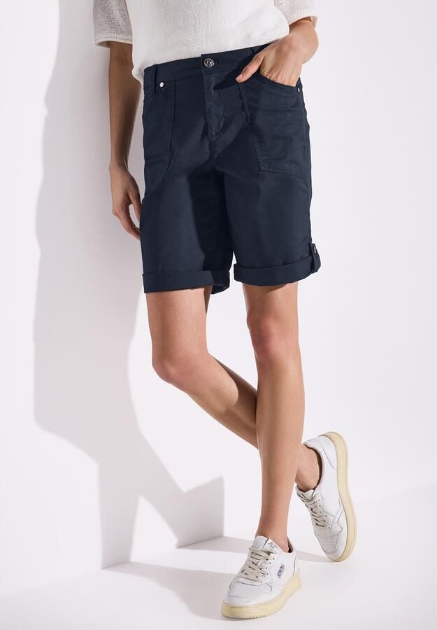 STREET ONE Bermuda Style Yulius Zomerbroek met omslag - Foto 7