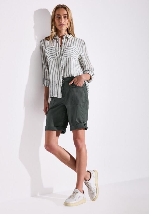 STREET ONE Bermuda Style Yulius Zomerbroek met omslag - Foto 4