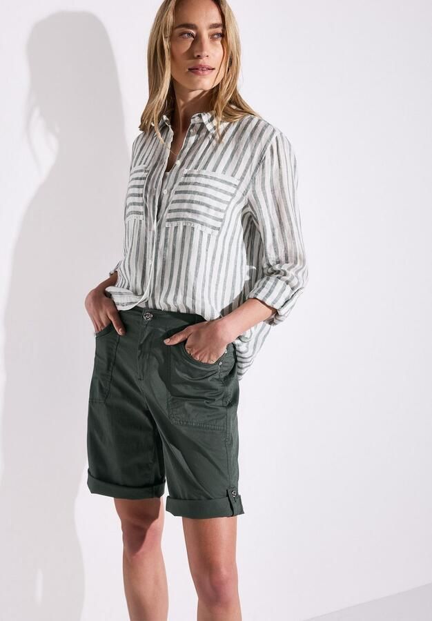 STREET ONE Bermuda Style Yulius Zomerbroek met omslag - Foto 5