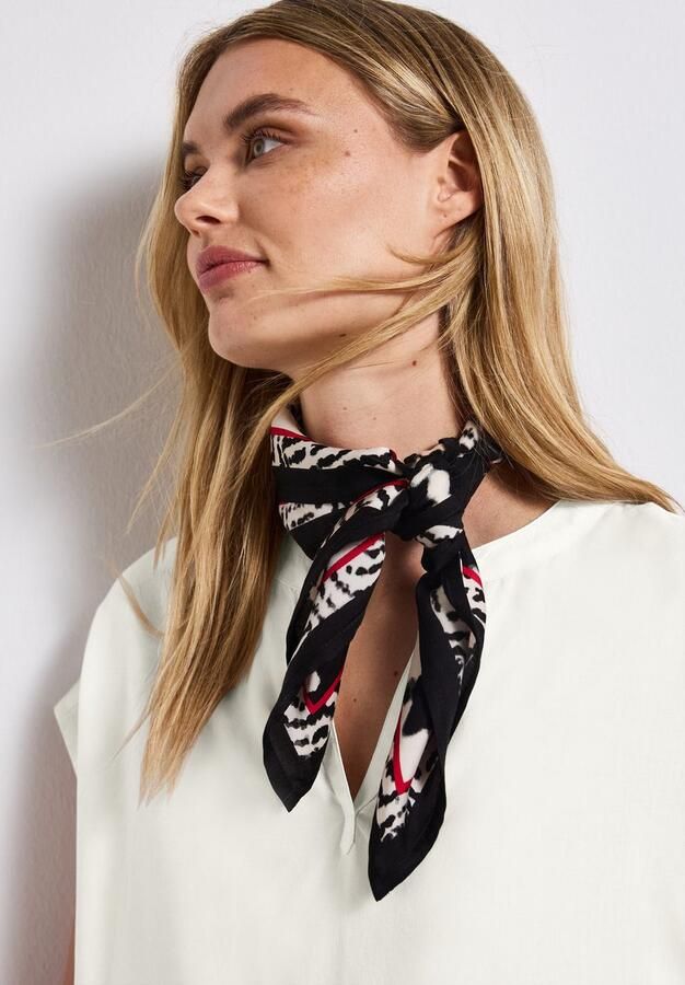 STREET ONE Blouse met korte mouwen Hals met split - Foto 5