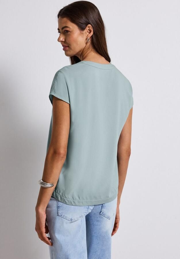 STREET ONE Blouse met korte mouwen Hals met split - Foto 5