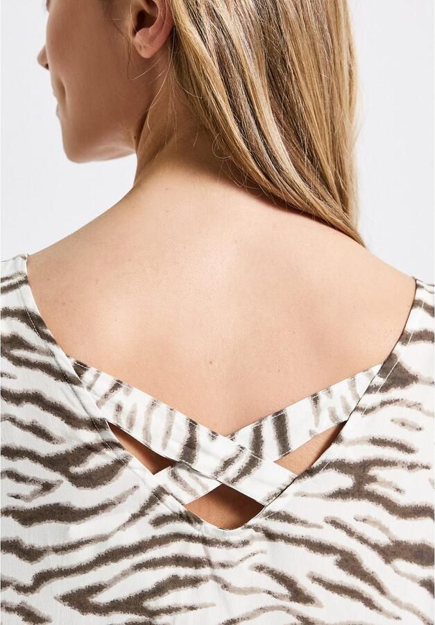 STREET ONE Blouse met korte mouwen met animal-print - Foto 2