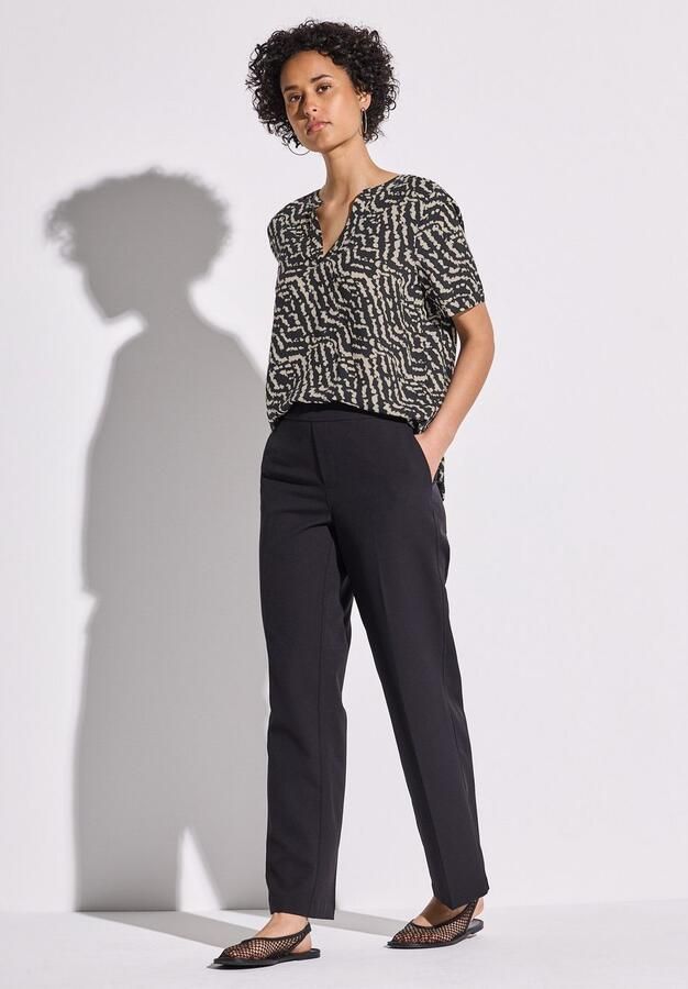 STREET ONE Blouse met korte mouwen met grafisch patroon - Foto 6