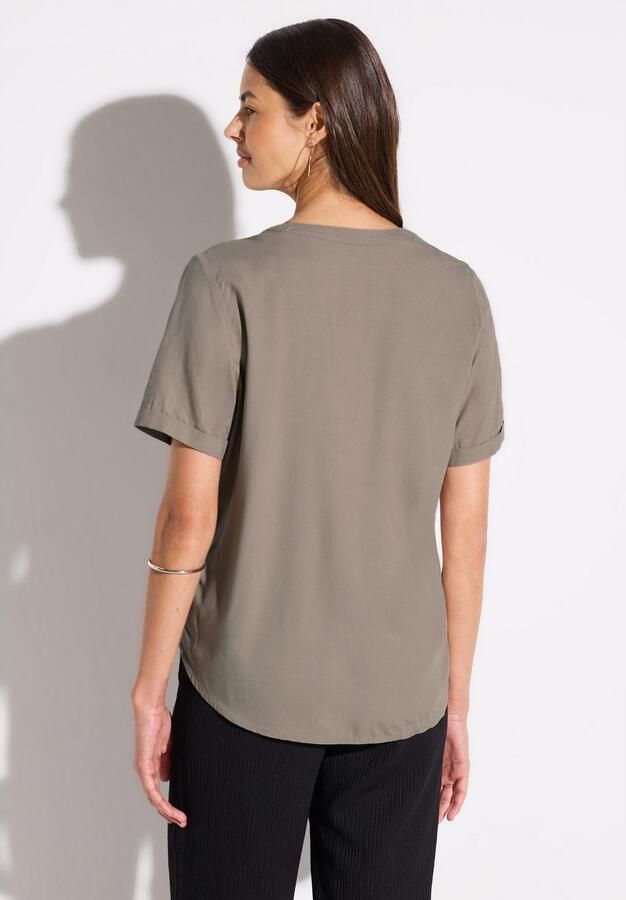 STREET ONE Blouse met korte mouwen met ingesneden ronde hals - Foto 3