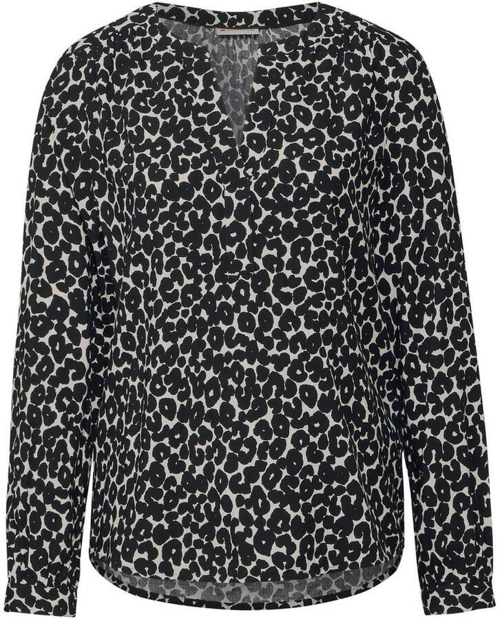 STREET ONE Blouse met lange mouwen met grafisch patroon
