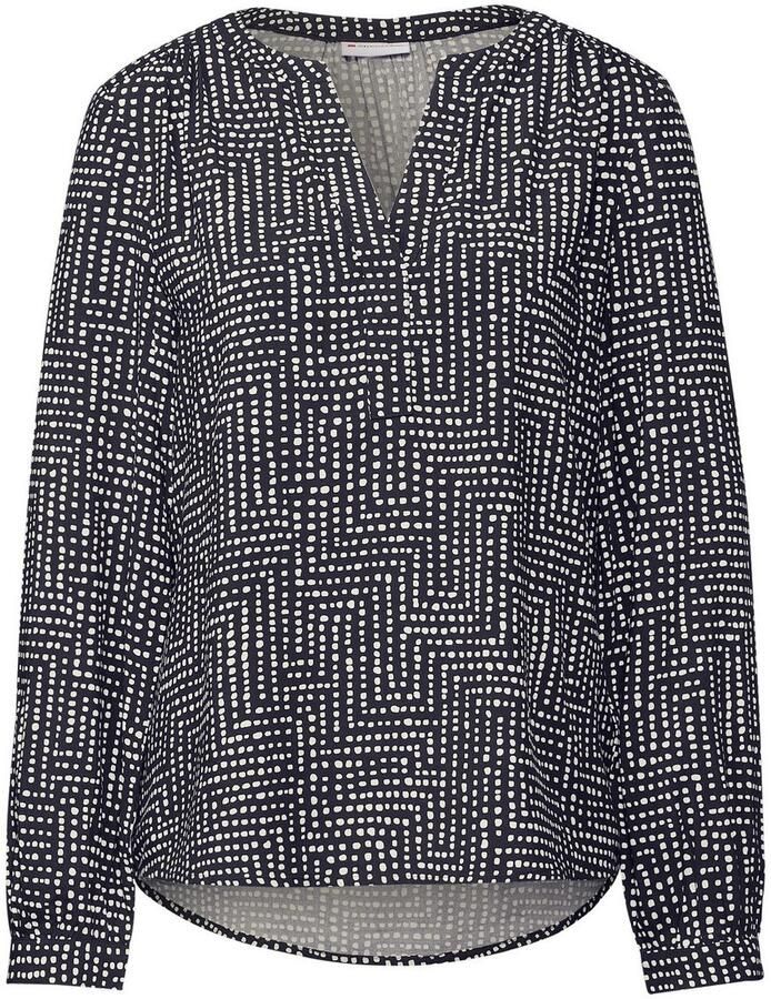 STREET ONE Blouse met lange mouwen met print all-over