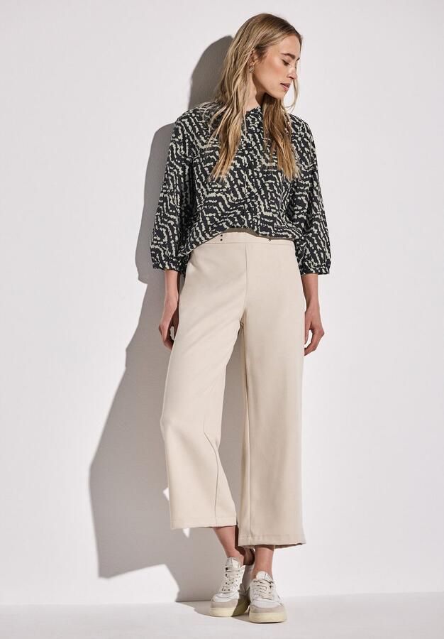 STREET ONE Blouse met ruches 3 4 mouw met ruffles en grafische print - Foto 4