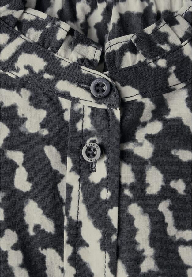 STREET ONE Blouse met ruches 3 4 mouw met ruffles en grafische print - Foto 3