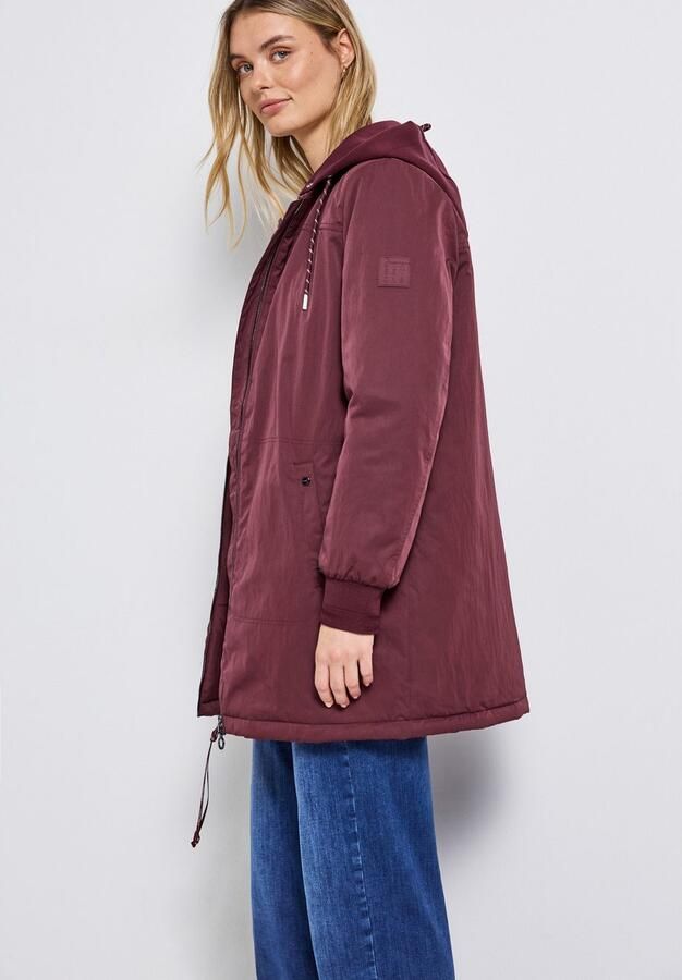 STREET ONE Blouson lang met afneembare capuchon met tunnelkoord - Foto 4