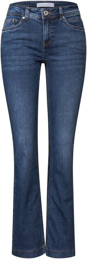 STREET ONE Bootcut jeans Stijl bootcut in een slim fit pasvorm en met stretch - Foto 2