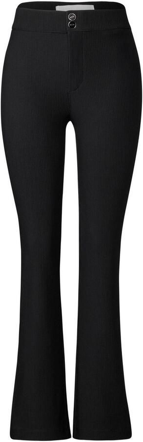 STREET ONE Bootcutbroek Style Hope in skinny fit en met structuur-uiterlijk - Foto 6