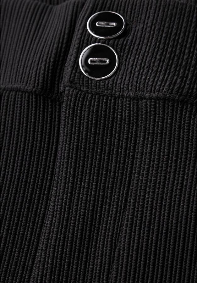 STREET ONE Bootcutbroek Style Hope in skinny fit en met structuur-uiterlijk