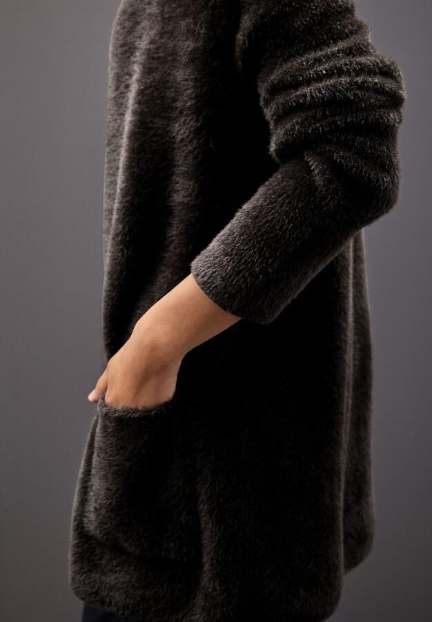 STREET ONE Cardigan lang en in veergaren-kwaliteit open - Foto 3